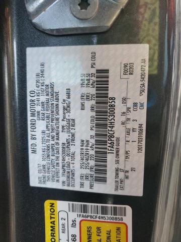 2017 FORD MUSTANG GT - 1FA6P8CF4H5300858