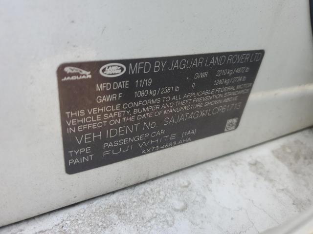 2020 JAGUAR XE R-DYNAM SAJAT4GX1LCP61713