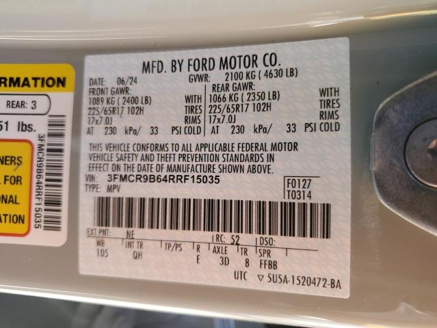 2024 FORD BRONCO SPO - 3FMCR9B64RRF15035