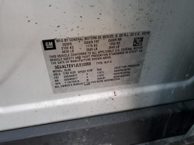 2018 GMC TERRAIN SL - 3GKALTEV1JL310068