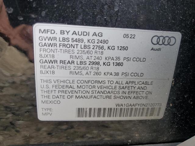 2022 AUDI Q5 PREMIUM - WA1GAAFY0N2120773