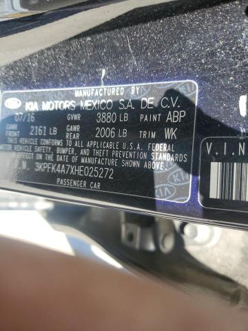 2017 KIA FORTE LX - 3KPFK4A7XHE025272