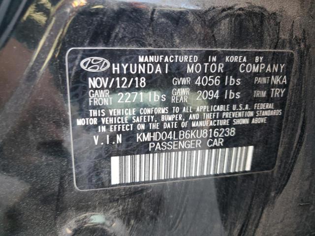 2019 HYUNDAI ELANTRA SP - KMHD04LB6KU816238