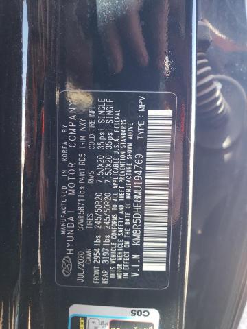 2021 HYUNDAI PALISADE L - KM8R5DHE8MU194769