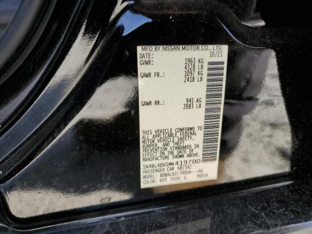 1N4BL4DV1MN419700 2021 NISSAN ALTIMA