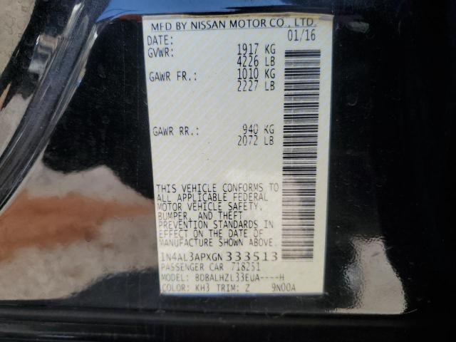 2016 NISSAN ALTIMA 2.5 - 1N4AL3APXGN333513