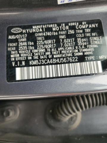 2017 HYUNDAI TUCSON LIM KM8J3CA48HU567622