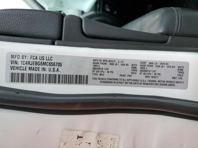 2021 JEEP GRAND CHER - 1C4RJEBG6MC656705