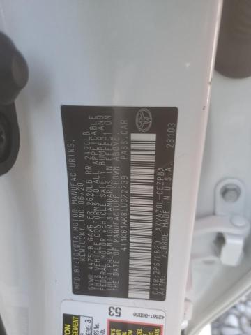 2020 TOYOTA CAMRY XSE - 4T1K61AK8LU372739