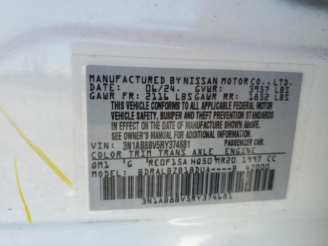2024 NISSAN SENTRA S - 3N1AB8BV5RY374681