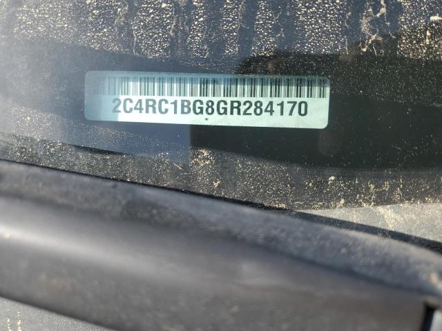 2016 CHRYSLER TOWN & COU - 2C4RC1BG8GR284170