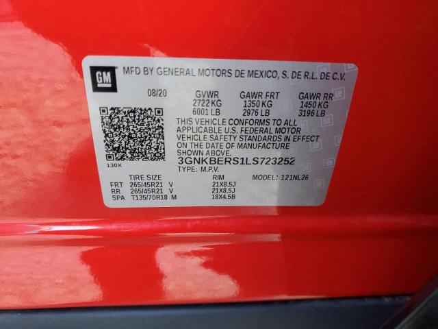 2020 CHEVROLET BLAZER RS - 3GNKBERS1LS723252