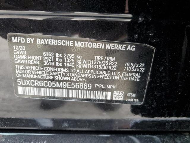2021 BMW X5 XDRIVE4 - 5UXCR6C05M9E56869