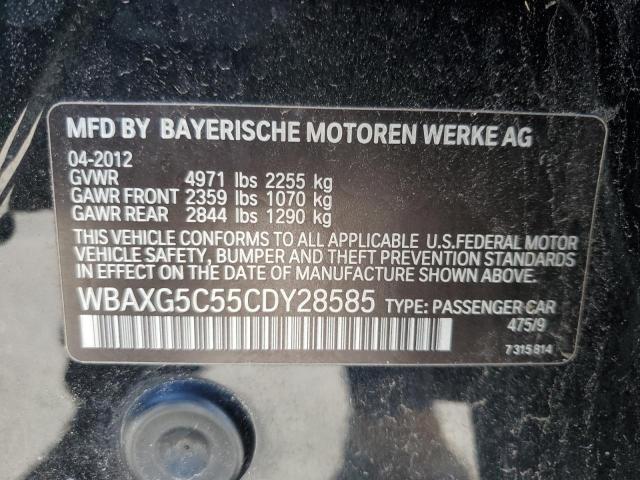 wbaxg5c55cdy28585 - 2012 Bmw 5 series i - #48196155