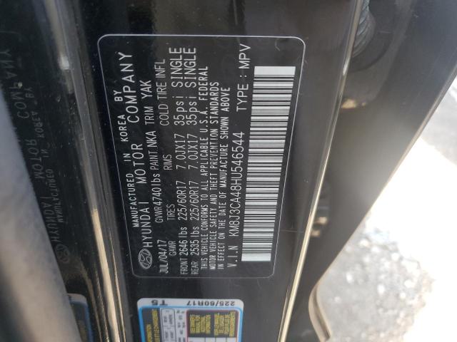 2017 HYUNDAI TUCSON LIM - KM8J3CA48HU546544