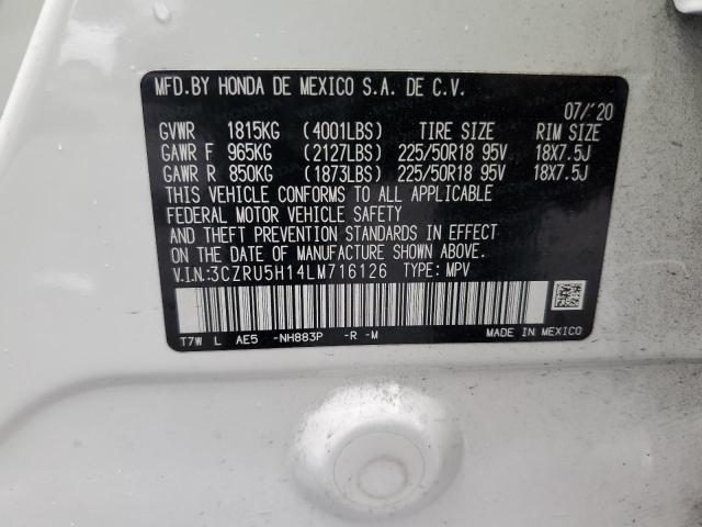 2020 HONDA HR-V SPORT - 3CZRU5H14LM716126