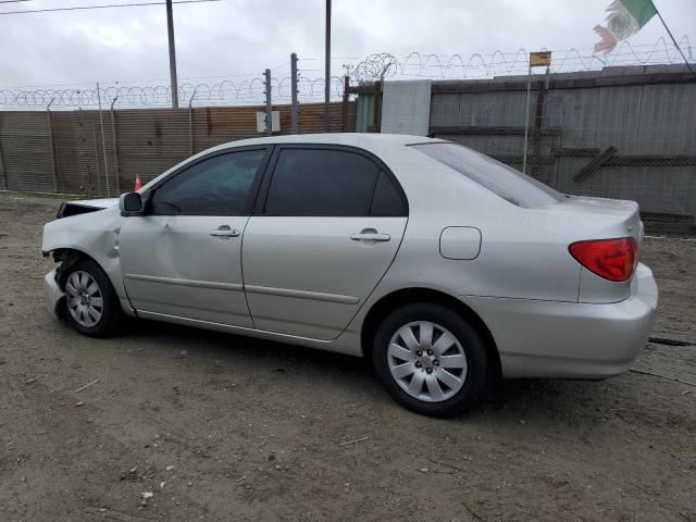 TOYOTA COROLLA CE 2004 silver sedan 4d gas JTDBR32E842021584 photo #3