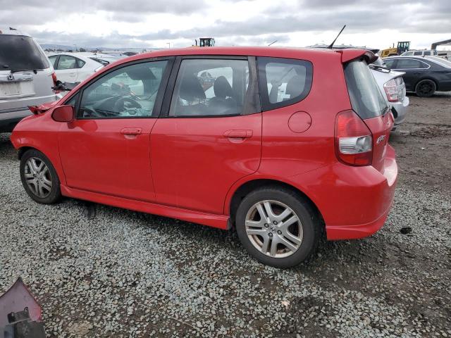 HONDA FIT SW 2007 red  gas JHMGD38627S015707 photo #3