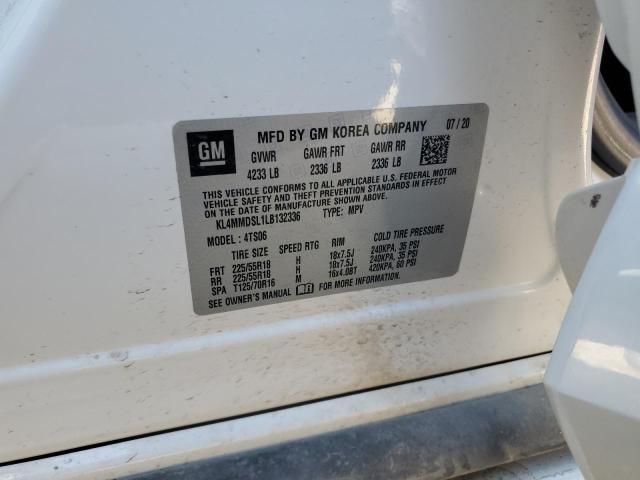 2020 BUICK ENCORE GX KL4MMDSL1LB132336