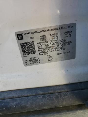 2020 CHEVROLET TRAX 1LT 3GNCJLSB3LL320289