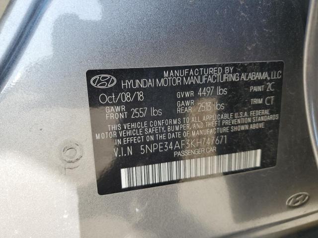 2019 HYUNDAI SONATA LIM - 5NPE34AF3KH747671