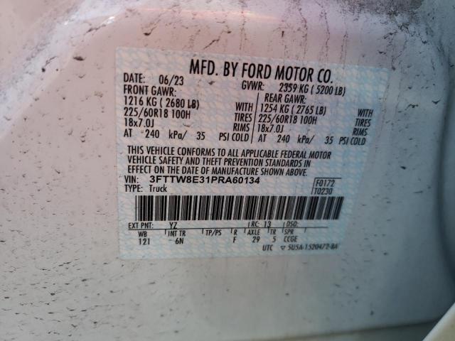 2023 FORD MAVERICK X - 3FTTW8E31PRA60134