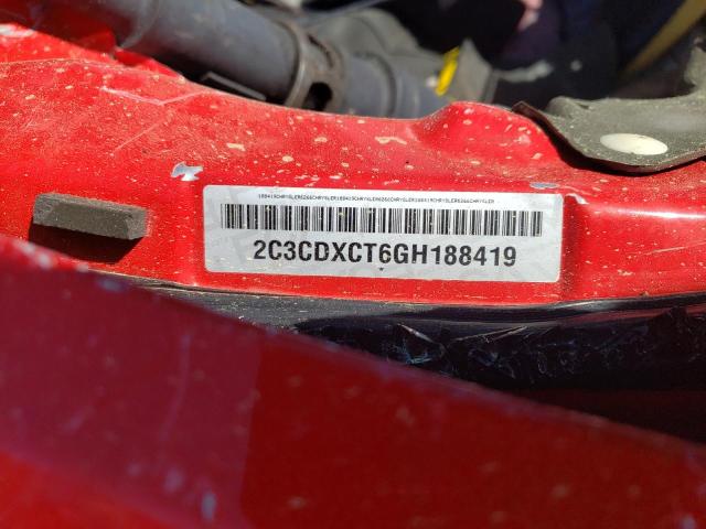 2016 DODGE CHARGER R/ 2C3CDXCT6GH188419