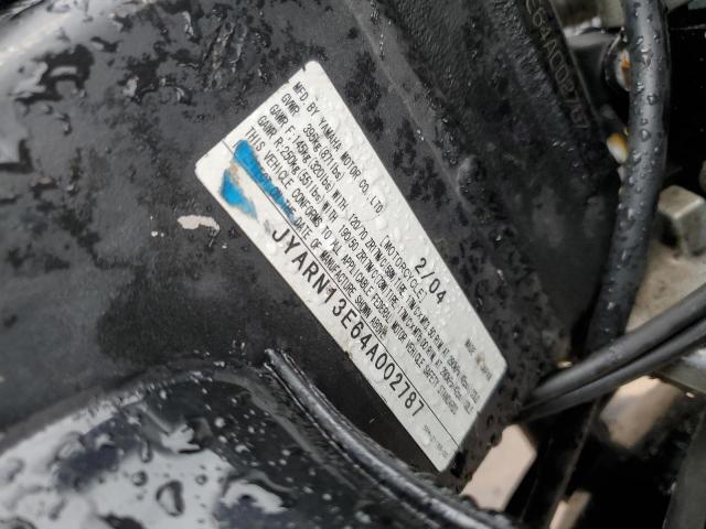2004 YAMAHA YZFR1 JYARN13E64A002787