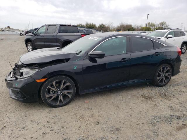 Vin: 2hgfc2f81kh546252, lot: 49734455, honda civic sport 2019 img_1