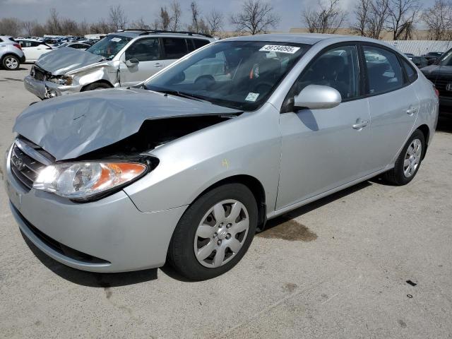 HYUNDAI ELANTRA GL 2007 silver  gas KMHDU46D17U090412 photo #1