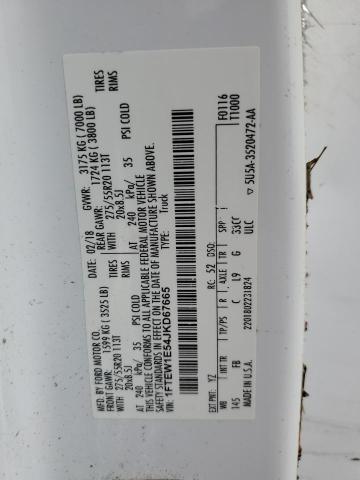 2018 FORD F150 SUPER - 1FTEW1E54JKD67665