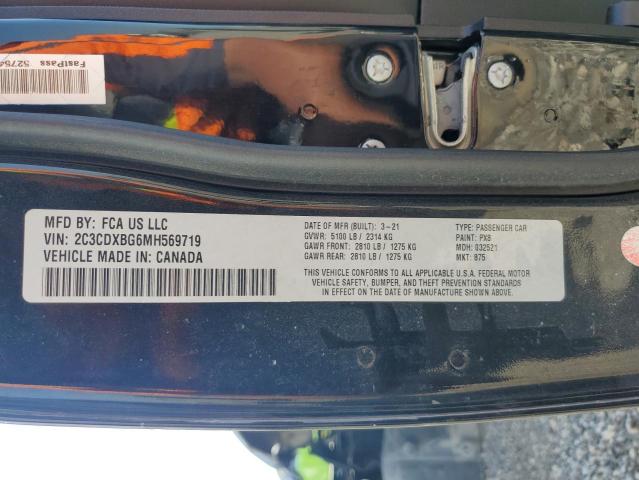 2021 DODGE CHARGER SX - 2C3CDXBG6MH569719