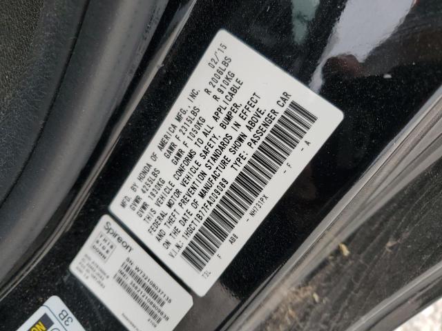 2015 HONDA ACCORD EX - 1HGCT1B77FA009089