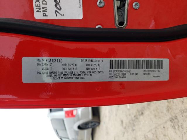 2019 DODGE CHARGER SX - 2C3CDXBG5KH736729