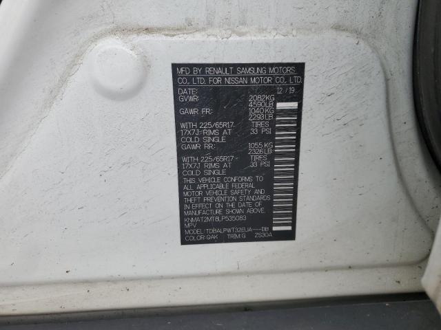 2020 NISSAN ROGUE S - KNMAT2MT8LP535083