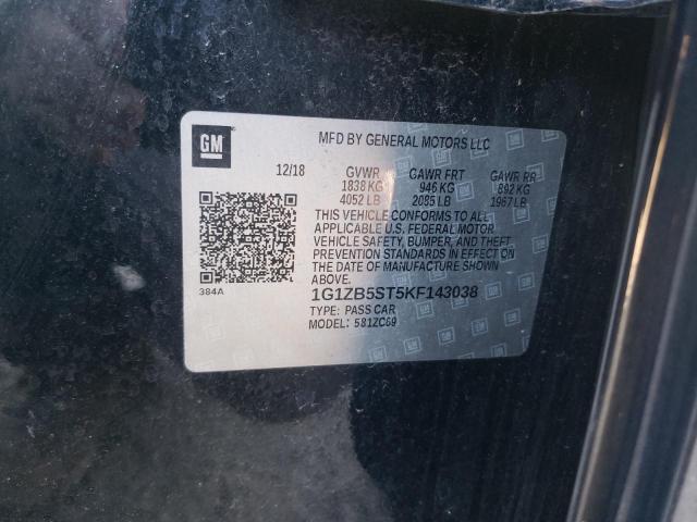 2019 CHEVROLET MALIBU LS - 1G1ZB5ST5KF143038