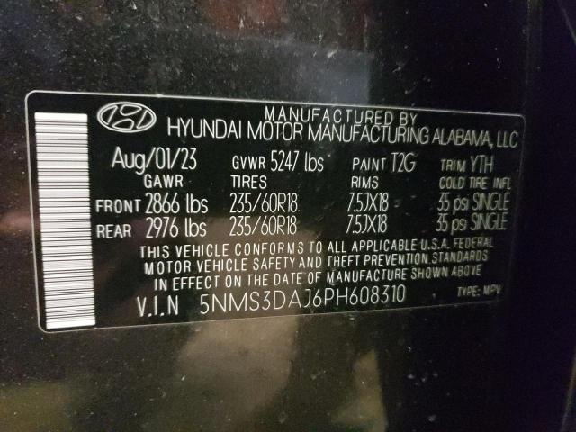 2023 HYUNDAI SANTA FE S - 5NMS3DAJ6PH608310