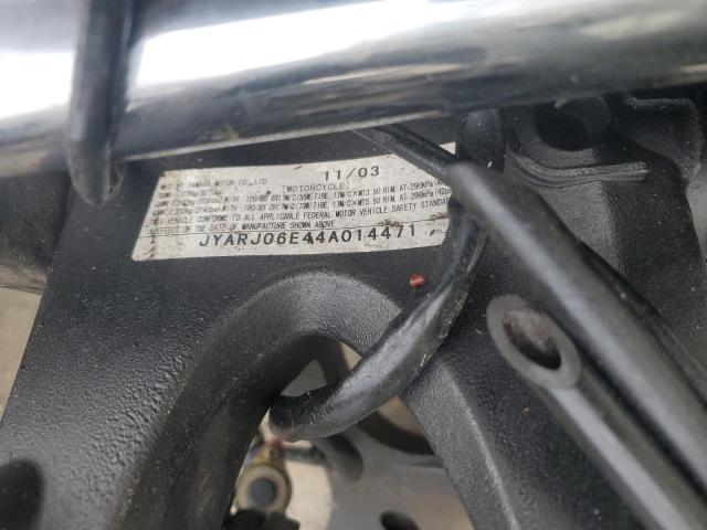 2004 YAMAHA YZFR6 L JYARJ06E44A014471