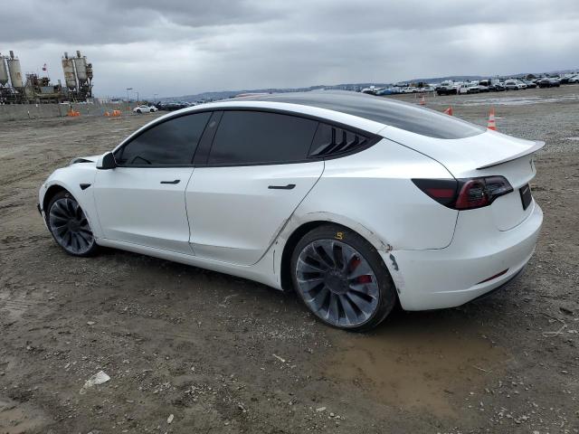 TESLA MODEL 3 2021 white  electric 5YJ3E1EC9MF935905 photo #3