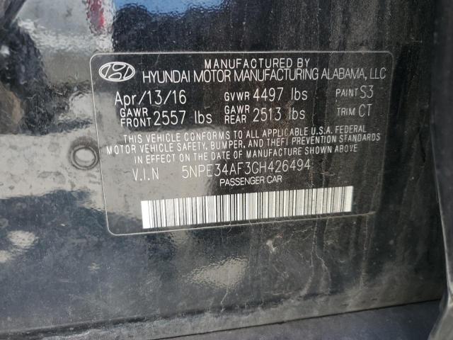 2016 HYUNDAI SONATA SPO - 5NPE34AF3GH426494