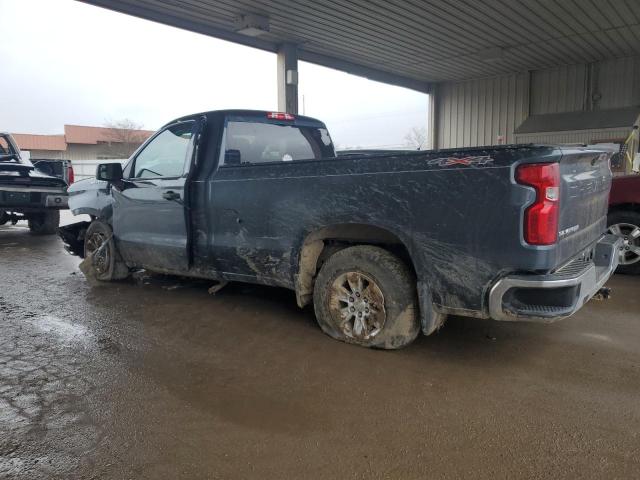 CHEVROLET SILVERADO 2019 blue  gas 3GCNYAEH1KG278634 photo #3