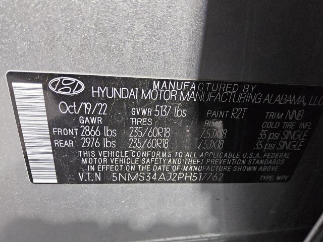 2023 HYUNDAI SANTA FE S - 5NMS34AJ2PH517762