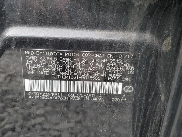 2017 LEXUS IS 300 - JTHCM1D21H5018586