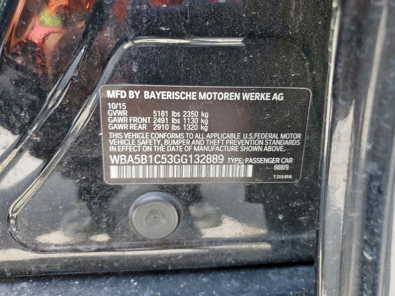 2016 BMW 535 I WBA5B1C53GG132889