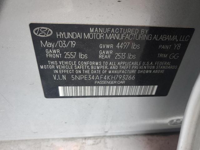 2019 HYUNDAI SONATA LIM - 5NPE34AF4KH793266