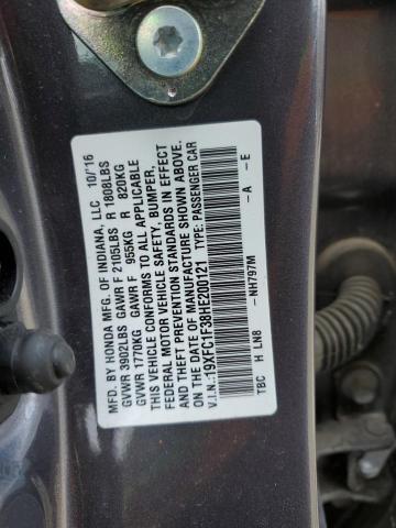2017 HONDA CIVIC EX - 19XFC1F38HE200121