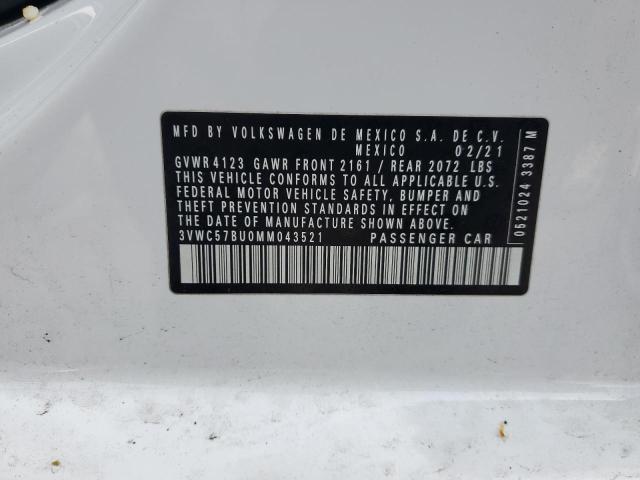 2021 VOLKSWAGEN JETTA S - 3VWC57BU0MM043521