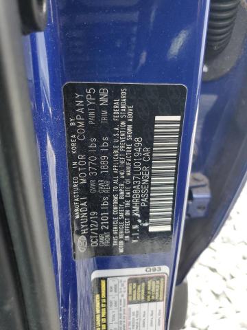 2020 HYUNDAI VENUE SE KMHRB8A37LU019498