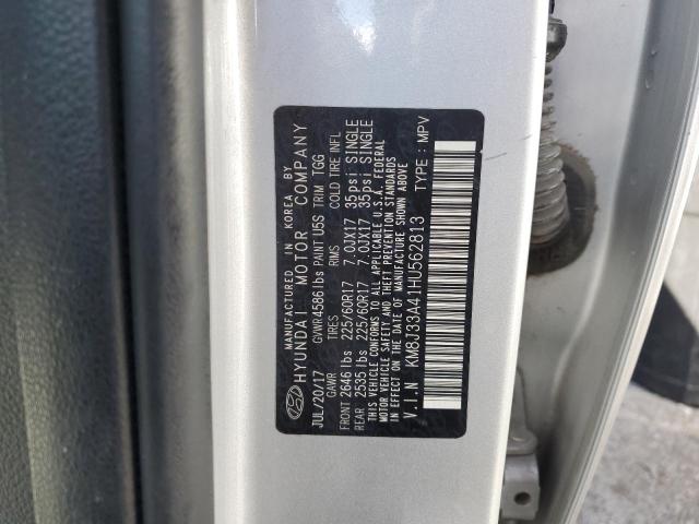 2017 HYUNDAI TUCSON LIM - KM8J33A41HU562813