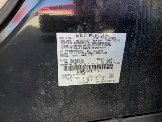 2011 FORD TAURUS LIMITED - 1FAHP2FW8BG151772